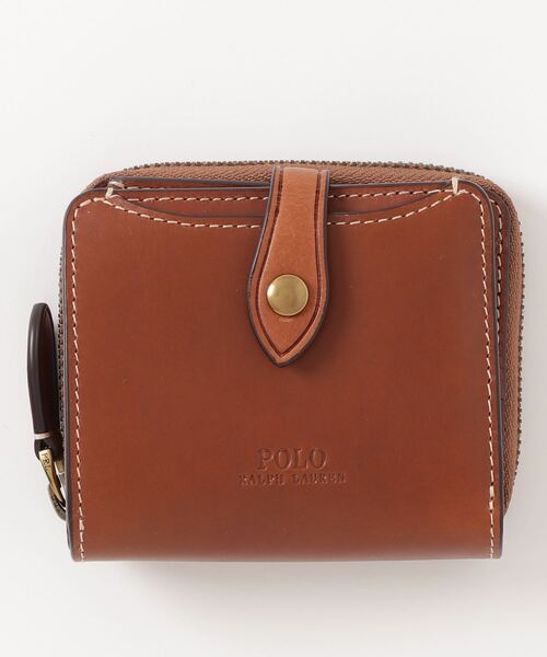 Polo ID レザー コンパクト ウォレット