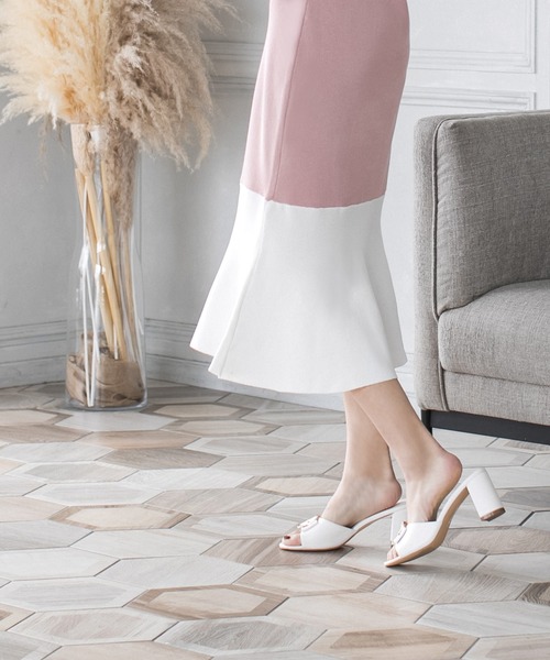 Julia Boutique(ジュリアブティック)の「バックル付ヒールサンダル/21026(サンダル・レディース・ホワイト/ブラウン/ブラック系その他/パイソン・LL/3L/M/L/S)」の10枚目の写真