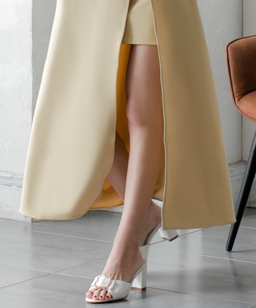 Julia Boutique(ジュリアブティック)の「バックル付ヒールサンダル/21026(サンダル・レディース・ホワイト/ブラウン/ブラック系その他/パイソン・LL/3L/M/L/S)」の5枚目の写真