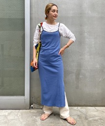 SHENERY | 細ボーダーカットソーキャミワンピース(ワンピース)