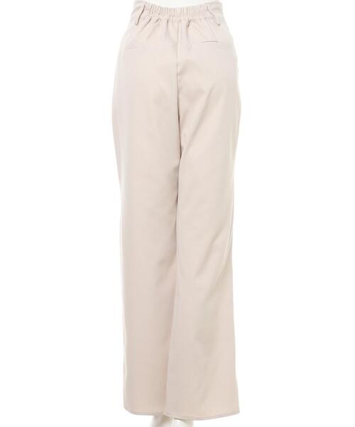 Allamanda（アラマンダ）の「センターシームストレート／パンツ（その他パンツ・レディース・アイボリー/ラベンダー・S/M）」の5枚目の写真