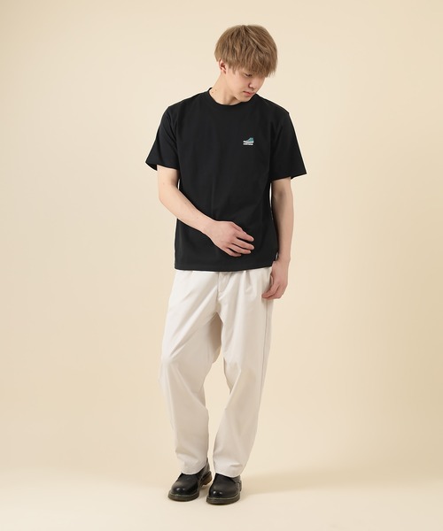 CONVERSE(コンバース)の「【CONVERSE/コンバース】ワンポイントシューズ 刺繍半袖Tシャツ(Tシャツ/カットソー・メンズ・ホワイト/グレイッシュブルー/ブラック/グレイッシュベージュ/ライトグリーン・XL/M/L)」の9枚目の写真