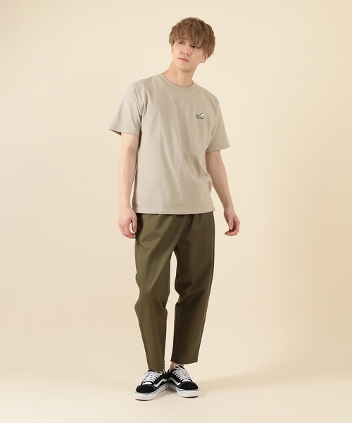 CONVERSE(コンバース)の「【CONVERSE/コンバース】ワンポイントシューズ 刺繍半袖Tシャツ(Tシャツ/カットソー・メンズ・ホワイト/グレイッシュブルー/ブラック/グレイッシュベージュ/ライトグリーン・XL/M/L)」の12枚目の写真