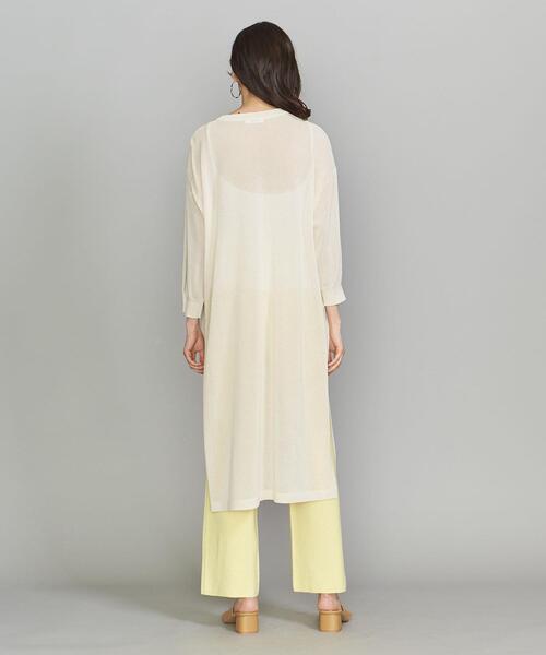 BEAUTY&YOUTH UNITED ARROWS(ビューティーアンドユースユナイテッドアローズ)の「BY シアーTシャツワンピース -ウォッシャブル-(ワンピース・レディース・ベージュ/オフホワイト/ブラック・FREE)」の6枚目の写真