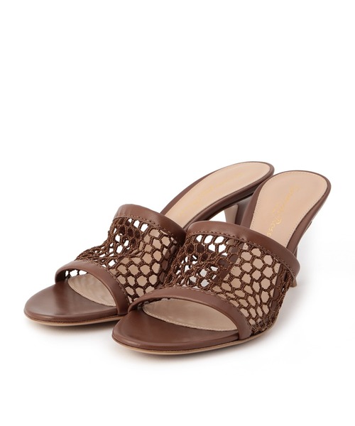 Gianvito Rossi(ジャンヴィトロッシ)の「GIANVITO ROSSI / メッシュミュール(サンダル・レディース・ブラウン・38/35/36/37)」の3枚目の写真