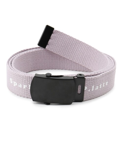 PINK-latte（ピンクラテ）の「細ロゴベルト（ベルト・キッズ・ブラック/ライトグリーン/パープル系4・00）」の3枚目の写真