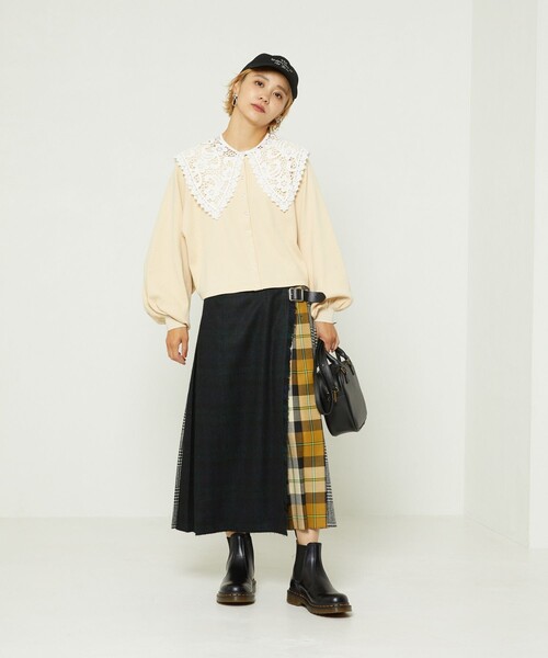 FREAK'S STORE（フリークスストア）の「付け衿　セーラーカラー（付け襟・レディース・ホワイト/ブラック・ONE SIZE）」の3枚目の写真