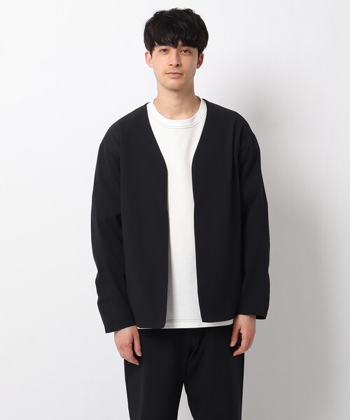 OPAQUE.CLIP（オペークドットクリップ）の「◆プライムフレックスドットエアーカラーレス（カーディガン/ボレロ・メンズ・ブラック/ネイビー・02/03/04）」の3枚目の写真