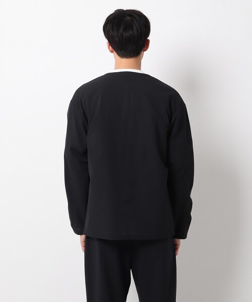 OPAQUE.CLIP（オペークドットクリップ）の「◆プライムフレックスドットエアーカラーレス（カーディガン/ボレロ・メンズ・ブラック/ネイビー・02/03/04）」の10枚目の写真