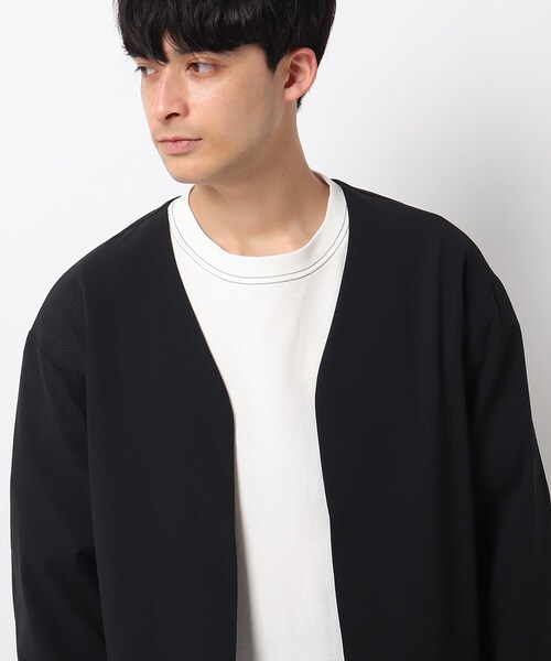 OPAQUE.CLIP（オペークドットクリップ）の「◆プライムフレックスドットエアーカラーレス（カーディガン/ボレロ・メンズ・ブラック/ネイビー・02/03/04）」の7枚目の写真