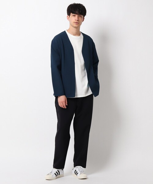 OPAQUE.CLIP（オペークドットクリップ）の「◆プライムフレックスドットエアーカラーレス（カーディガン/ボレロ・メンズ・ブラック/ネイビー・02/03/04）」の12枚目の写真