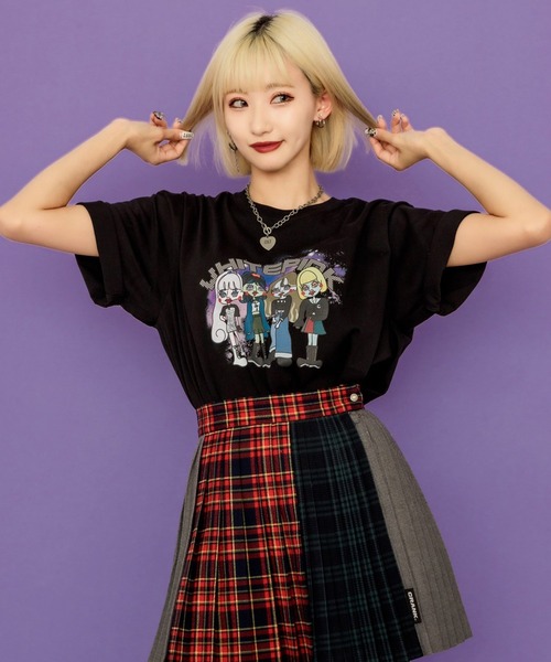 .KOM(ドットコム)の「『WHITEPINK』おぴんくTシャツ///(Tシャツ/カットソー・レディース・ホワイト/ブラック・FREE)」の12枚目の写真