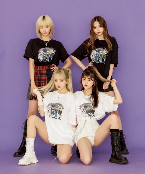 WHITEPINK』おぴんくTシャツ/// .KOM│A'GEM/9×.KOM【公式】｜韓国