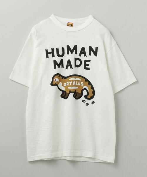 HUMAN MADE（ヒューマンメード）の「HUMAN MADE（ヒューマン メイド）T-SHIRT 2103■■■（Tシャツ/カットソー・メンズ・ホワイト/ブラック・MEDIUM/SMALL/LARGE/X-LARGE）」の2枚目の写真
