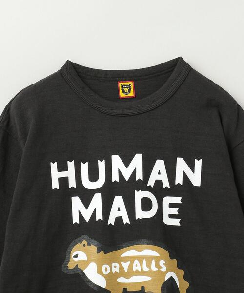 HUMAN MADE（ヒューマンメード）の「HUMAN MADE（ヒューマン メイド）T-SHIRT 2103■■■（Tシャツ/カットソー・メンズ・ホワイト/ブラック・MEDIUM/SMALL/LARGE/X-LARGE）」の4枚目の写真