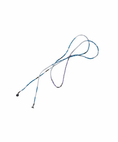 45R(フォーティファイブアール)の「シルクツイルのアロハリボン(ネックレス・レディース・オフホワイト/ライトブルー/サックスブルー/イエロー・FREE)」の3枚目の写真