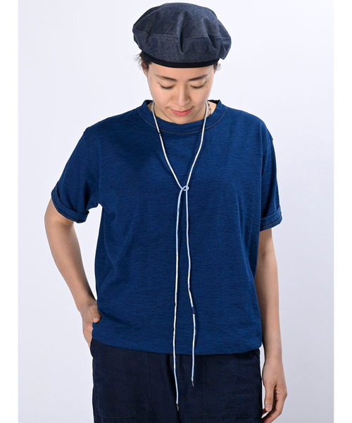 45R(フォーティファイブアール)の「シルクツイルのアロハリボン(ネックレス・レディース・オフホワイト/ライトブルー/サックスブルー/イエロー・FREE)」の6枚目の写真