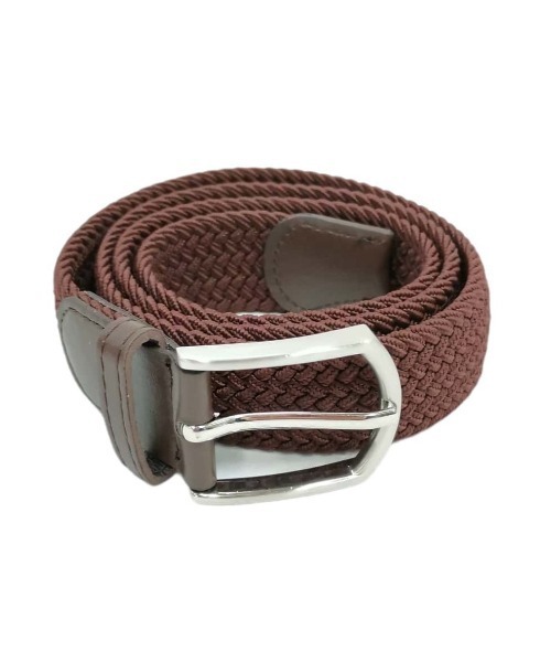 ADMIX/ATELIER SAB MEN（アドミックスアトリエサブメン）の「無地 伸縮 ゴム メッシュ ベルト（ベルト・メンズ・ベージュ/ブラック/ブラウン/グレー/ブルー・FREE）」の2枚目の写真