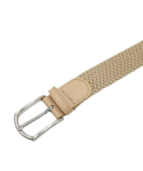ADMIX/ATELIER SAB MEN（アドミックスアトリエサブメン）の「無地 伸縮 ゴム メッシュ ベルト（ベルト・メンズ・ベージュ/ブラック/ブラウン/グレー/ブルー・FREE）」の6枚目の写真