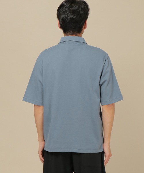 ikka(イッカ)の「キシリトールプリント涼感ポロ(ポロシャツ・メンズ・ベージュ/ブルー・S/M/L/XL)」の12枚目の写真