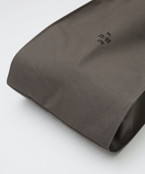 20/80(テゥエンティーエイティー)の「【20/80】トゥエンティーエイティー/CANVAS #8 GROCERY BAG Mサイズ(トートバッグ・レディース・ブラック/グレー/オレンジ/ミント/ダークグリーン/ベージュ/イエロー/ブラウン系その他/ダークブラウン・FREE)」の11枚目の写真