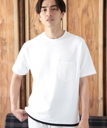 UNION STATION | フェイクレイヤードポケットTシャツ[接触冷感](Tシャツ/カットソー)