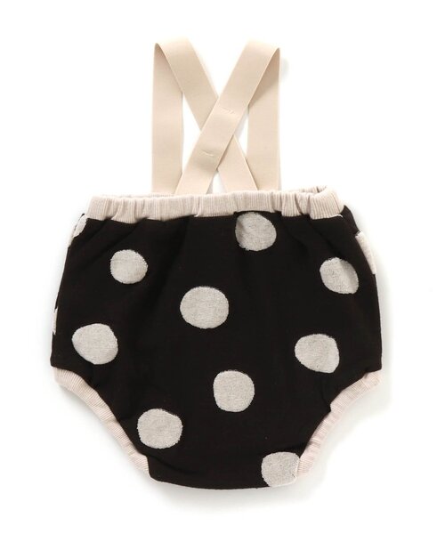 BREEZE（ブリーズ）の「【WEB限定】ドットジャガードサロペット（その他ベビーウェア・キッズ・ベージュ/カーキ/チャコール・80/70）」の5枚目の写真