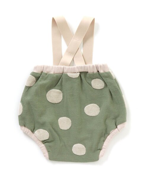 BREEZE（ブリーズ）の「【WEB限定】ドットジャガードサロペット（その他ベビーウェア・キッズ・ベージュ/カーキ/チャコール・80/70）」の6枚目の写真
