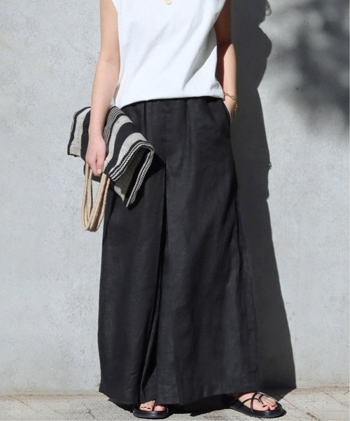 JOURNAL STANDARD(ジャーナルスタンダード)の「■リネン タックキュロット◆7(その他パンツ・レディース・ブラック・38/36/34)」の21枚目の写真