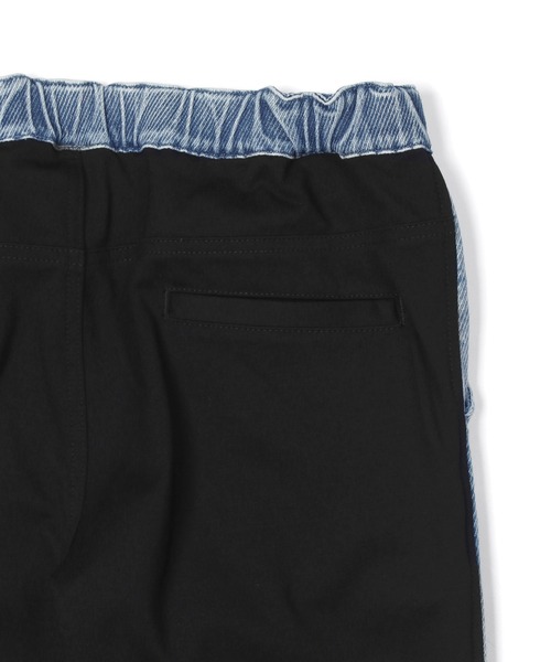 【新品未使用】DUFFER 切替デザイン 立体裁断 イージーデニムパンツ 新品未使用】DUFFER 切替デザイン 立体裁断 イージーデニム
