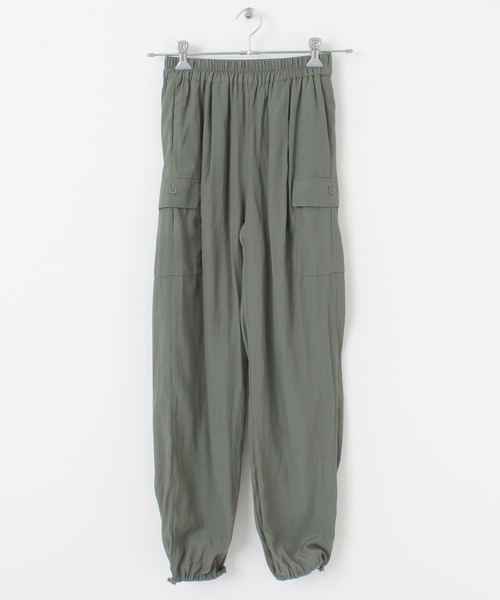 ITEMS URBANRESEARCH（アイテムズ アーバンリサーチ）の「カーゴジョガーパンツ（その他パンツ・レディース・グリーン/ブラック/パープル・FREE）」の22枚目の写真
