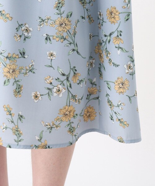DRESKIP(ドレスキップ)の「◆花柄配色パイピングワンピース(ワンピース・レディース・ベージュ系その他3/ブルー系5/ネイビー系・02/03/04)」の13枚目の写真