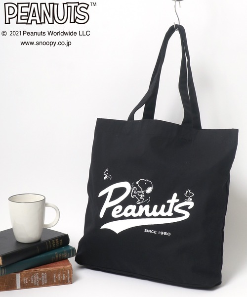 PEANUTS(ピーナッツ)の「PEANUTS(ピーナッツ)スヌーピー キャラクタープリント コットンキャンバストートバッグ/ポケッタブル仕様(トートバッグ・レディース・アイボリー/ブラック/ベージュ/ブラック系その他/ホワイト系その他/ブラック系その他4/ホワイト系その他2/ブラック系その他2/ネイビー/ブラック系その他3/ホワイト系その他4/ホワイト系その他3/ブラック系その他5/ホワイト系その他5/ネイビー系2/ネイビー系3/ネイビー系4/ネイビー系5/ネイビー系6/ホワイト系その他6/ホワイト系その他7/ブラック系その他7/ブラック系その他6・FREE)」の12枚目の写真