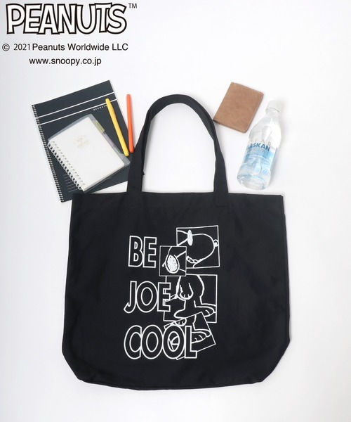 PEANUTS(ピーナッツ)の「PEANUTS(ピーナッツ)スヌーピー キャラクタープリント コットンキャンバストートバッグ/ポケッタブル仕様(トートバッグ・レディース・アイボリー/ブラック/ベージュ/ブラック系その他/ホワイト系その他/ブラック系その他4/ホワイト系その他2/ブラック系その他2/ネイビー/ブラック系その他3/ホワイト系その他4/ホワイト系その他3/ブラック系その他5/ホワイト系その他5/ネイビー系2/ネイビー系3/ネイビー系4/ネイビー系5/ネイビー系6/ホワイト系その他6/ホワイト系その他7/ブラック系その他7/ブラック系その他6・FREE)」の14枚目の写真