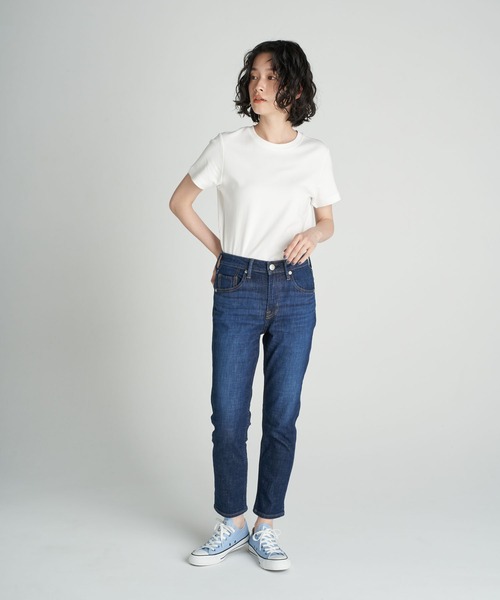 AMERICAN HOLIC(アメリカンホリック)の「テーパードデニム(デニムパンツ・レディース・ブラック/インディゴブルー/ワンウォッシュ・LL/S/M/L/XS)」の4枚目の写真