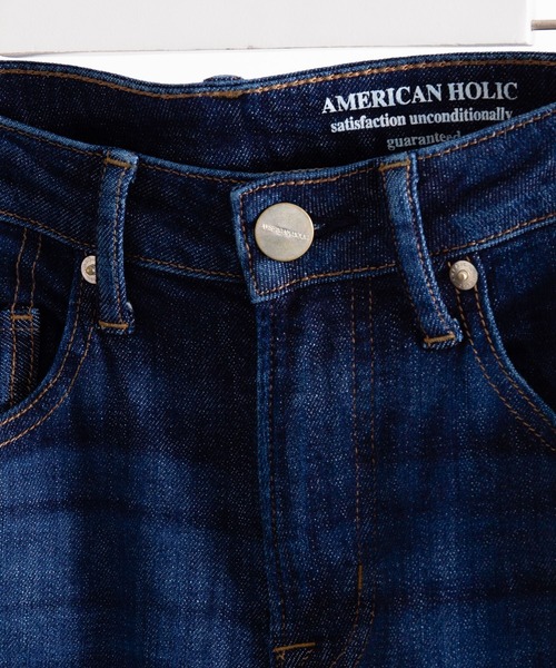 American デニムパンツテーパードデニム デニムパンツ American Holic アメリカンホリック のファッション