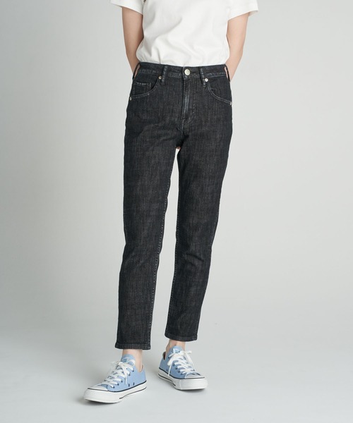 AMERICAN HOLIC(アメリカンホリック)の「テーパードデニム(デニムパンツ・レディース・ブラック/インディゴブルー/ワンウォッシュ・LL/S/M/L/XS)」の9枚目の写真