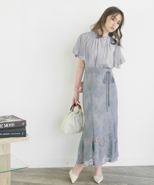 LIPSERVICE(リップサービス)の「シアーレースマーメイドスカート(スカート・レディース・アイボリー/ブルー/ブラック・S/M)」の10枚目の写真