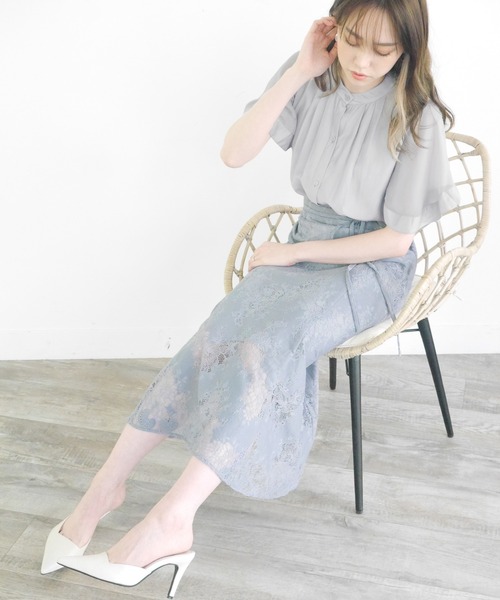 LIPSERVICE(リップサービス)の「シアーレースマーメイドスカート(スカート・レディース・アイボリー/ブルー/ブラック・S/M)」の13枚目の写真