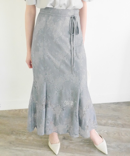 LIPSERVICE(リップサービス)の「シアーレースマーメイドスカート(スカート・レディース・アイボリー/ブルー/ブラック・S/M)」の18枚目の写真