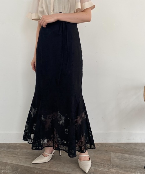 LIPSERVICE(リップサービス)の「シアーレースマーメイドスカート(スカート・レディース・アイボリー/ブルー/ブラック・S/M)」の20枚目の写真