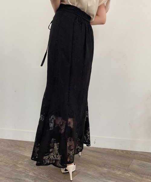 LIPSERVICE(リップサービス)の「シアーレースマーメイドスカート(スカート・レディース・アイボリー/ブルー/ブラック・S/M)」の22枚目の写真