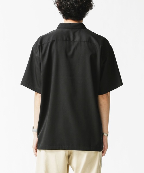 NANO universe（ナノユニバース）の「エントリープルオーバーシャツ/半袖（シャツ/ブラウス・メンズ・ホワイト/ブラック/ネイビー・S/M/L）」の10枚目の写真