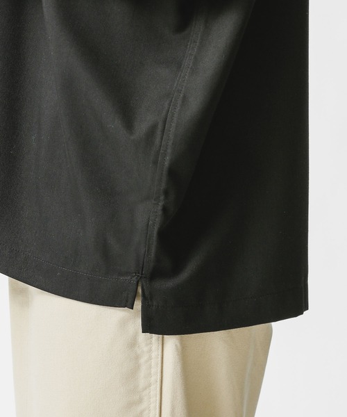 NANO universe（ナノユニバース）の「エントリープルオーバーシャツ/半袖（シャツ/ブラウス・メンズ・ホワイト/ブラック/ネイビー・S/M/L）」の13枚目の写真