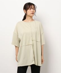 Samansa Mos2 blue | リンキングカットソー(Tシャツ/カットソー)