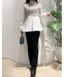 SNIDEL | カットフレアパンツ(その他パンツ)