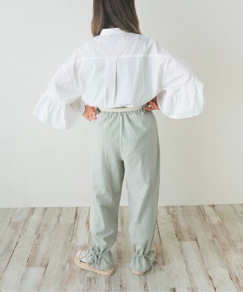 nemne store(ネンネストア)の「リボンを結ぶ裾絞りサーカスパンツ(その他パンツ・レディース・ベージュ/アイボリー/ミント・S/M)」の13枚目の写真