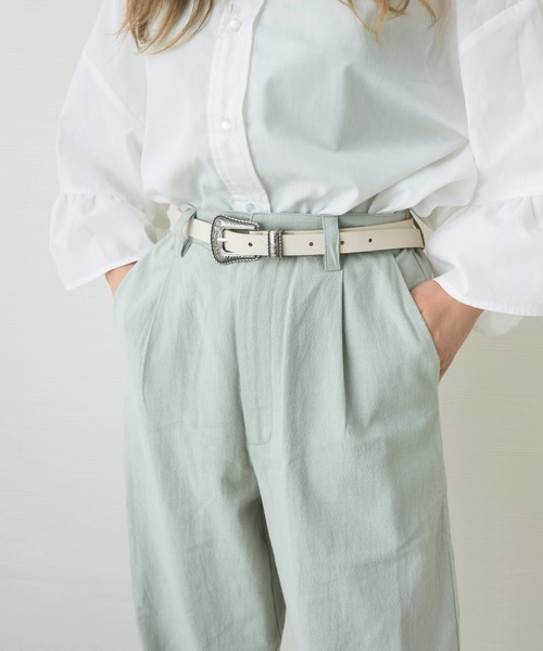 nemne store(ネンネストア)の「リボンを結ぶ裾絞りサーカスパンツ(その他パンツ・レディース・ベージュ/アイボリー/ミント・S/M)」の19枚目の写真