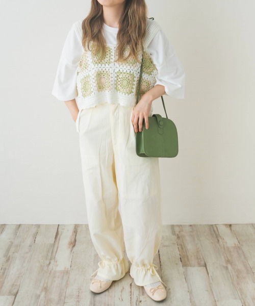 セール】リボンを結ぶ裾絞りサーカスパンツ（その他パンツ）｜nemne