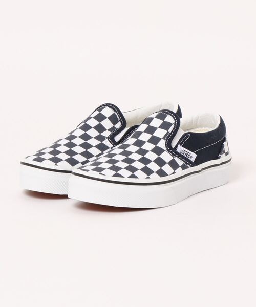 VANS（バンズ）の「【VANS(ヴァンズ)】CLASSIC SLIP-ON(KIDS)（スリッポン・キッズ・ブラック/グリーン/ネイビー/ラベンダー・17.5cm/18.5cm/19.0cm/20.0cm/21.0cm/16.5cm）」の9枚目の写真